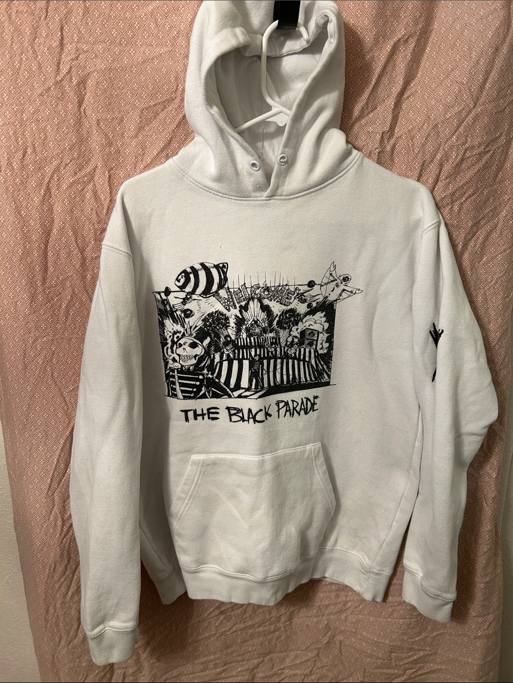 My Chemical Romance Hooded Sweatshirt White Medium